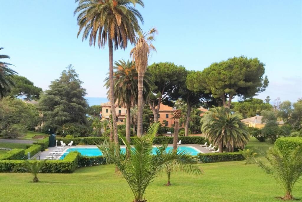 Casaviva - Beautiful Bilo With Shared Pool In Genova Nervi Daire Dış mekan fotoğraf